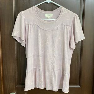 Deletta Lavender Tie Dye Blouse